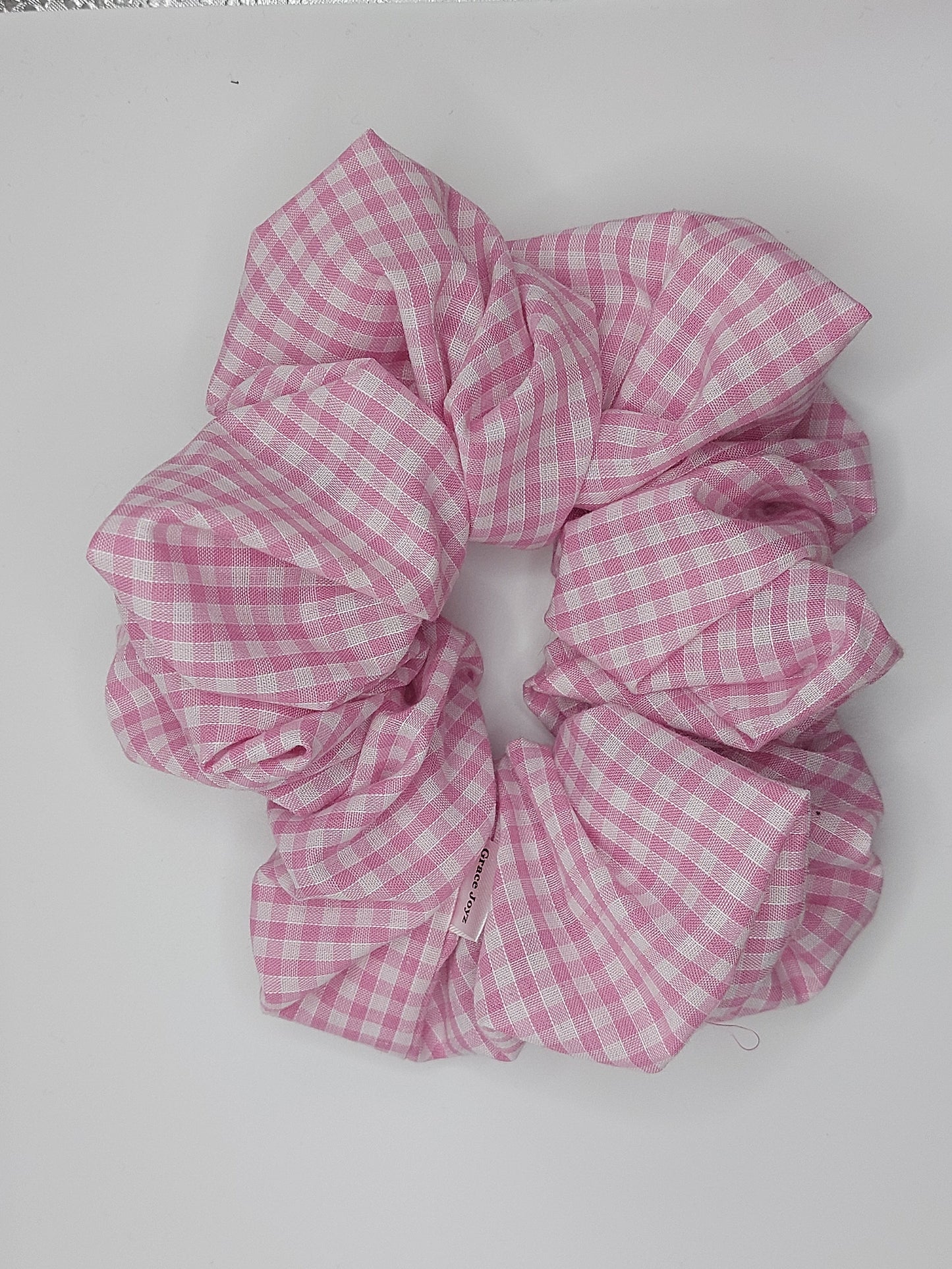 Gingham Scrunchies