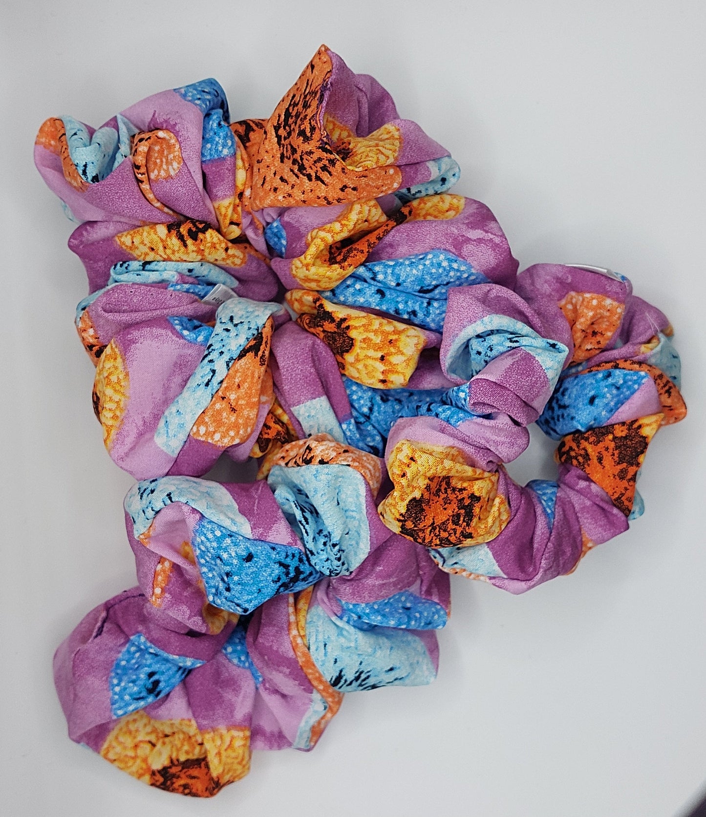 Circle pattern Scrunchie Grace Joyz Fashion