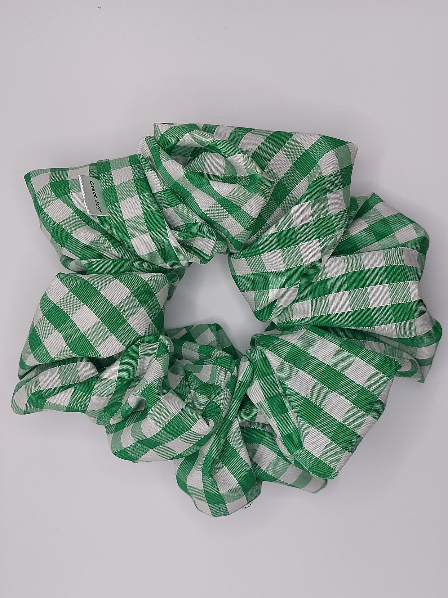 Gingham Scrunchies