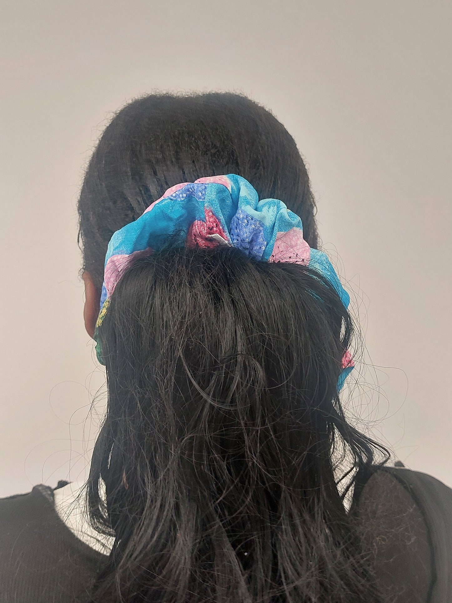 Circle pattern Scrunchie Grace Joyz Fashion