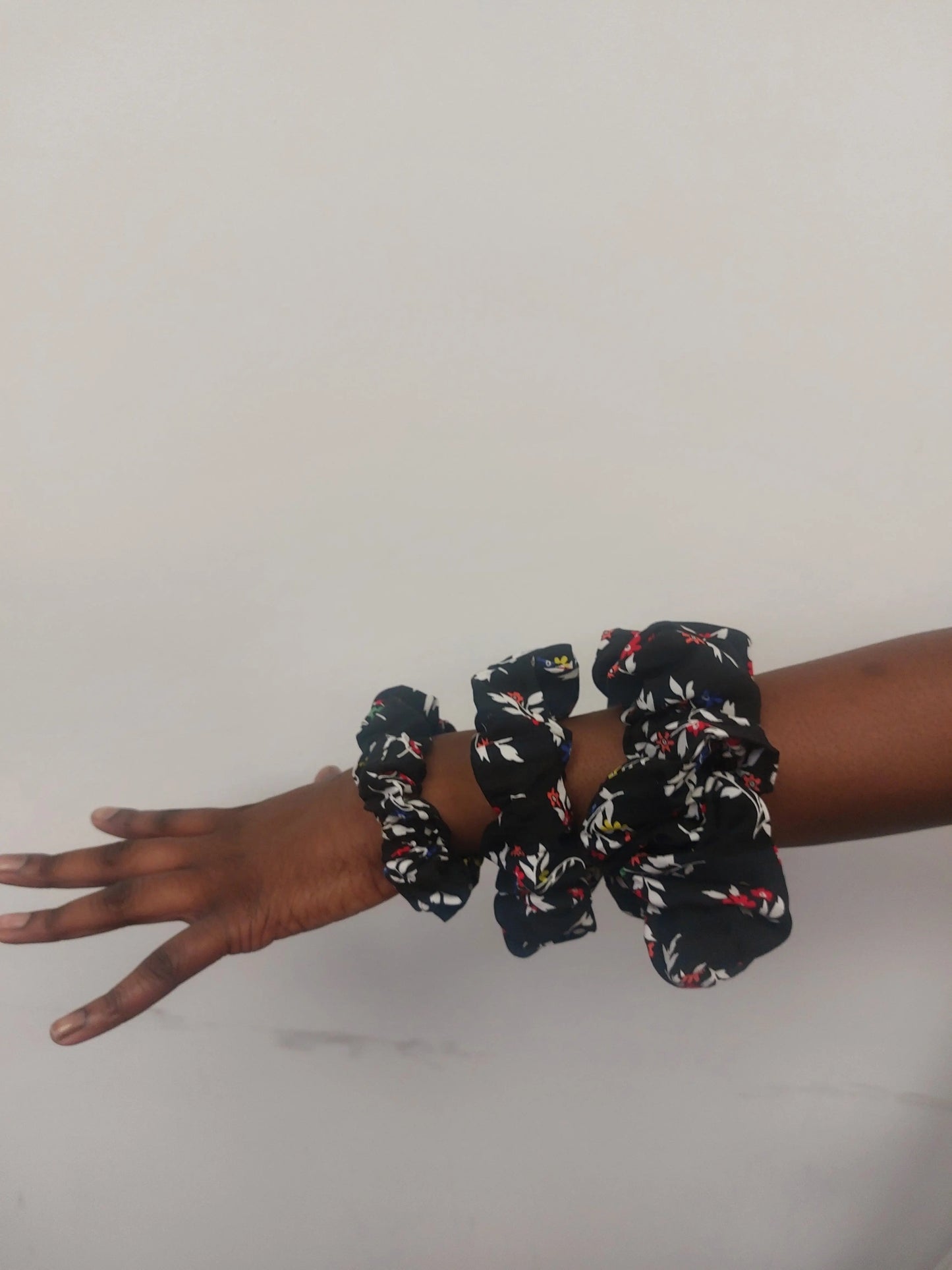 Floral Scrunchies - Grace Joyz Fashion