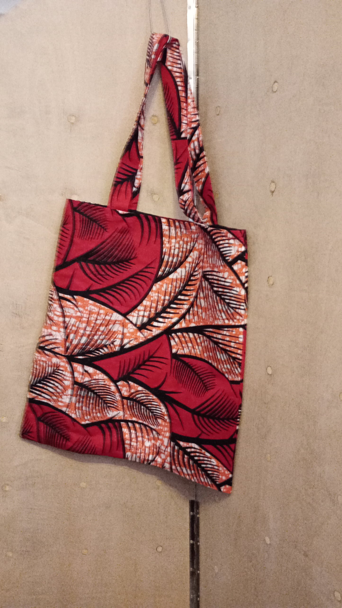 Red and Pink Ankara Tote Bag - Grace Joyz Fashion