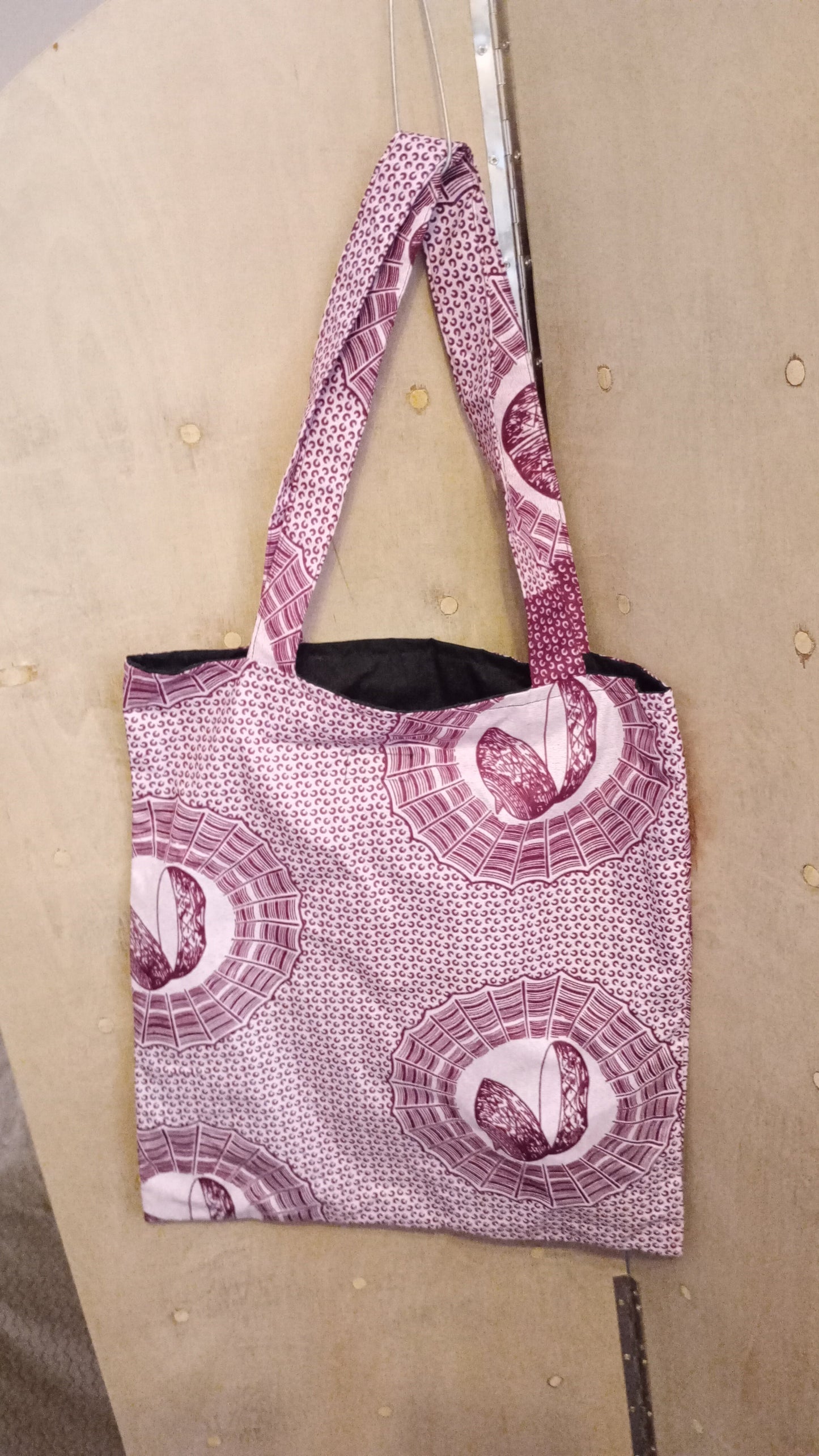 Light Brown Ankara Tote Bag Grace Joyz Fashion