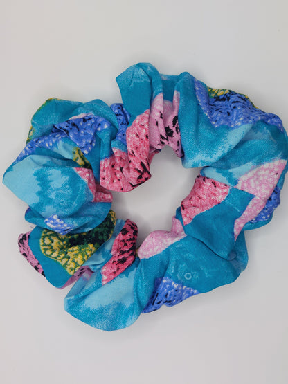 Circle pattern Scrunchie Grace Joyz Fashion