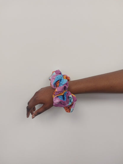 Circle pattern Scrunchie Grace Joyz Fashion
