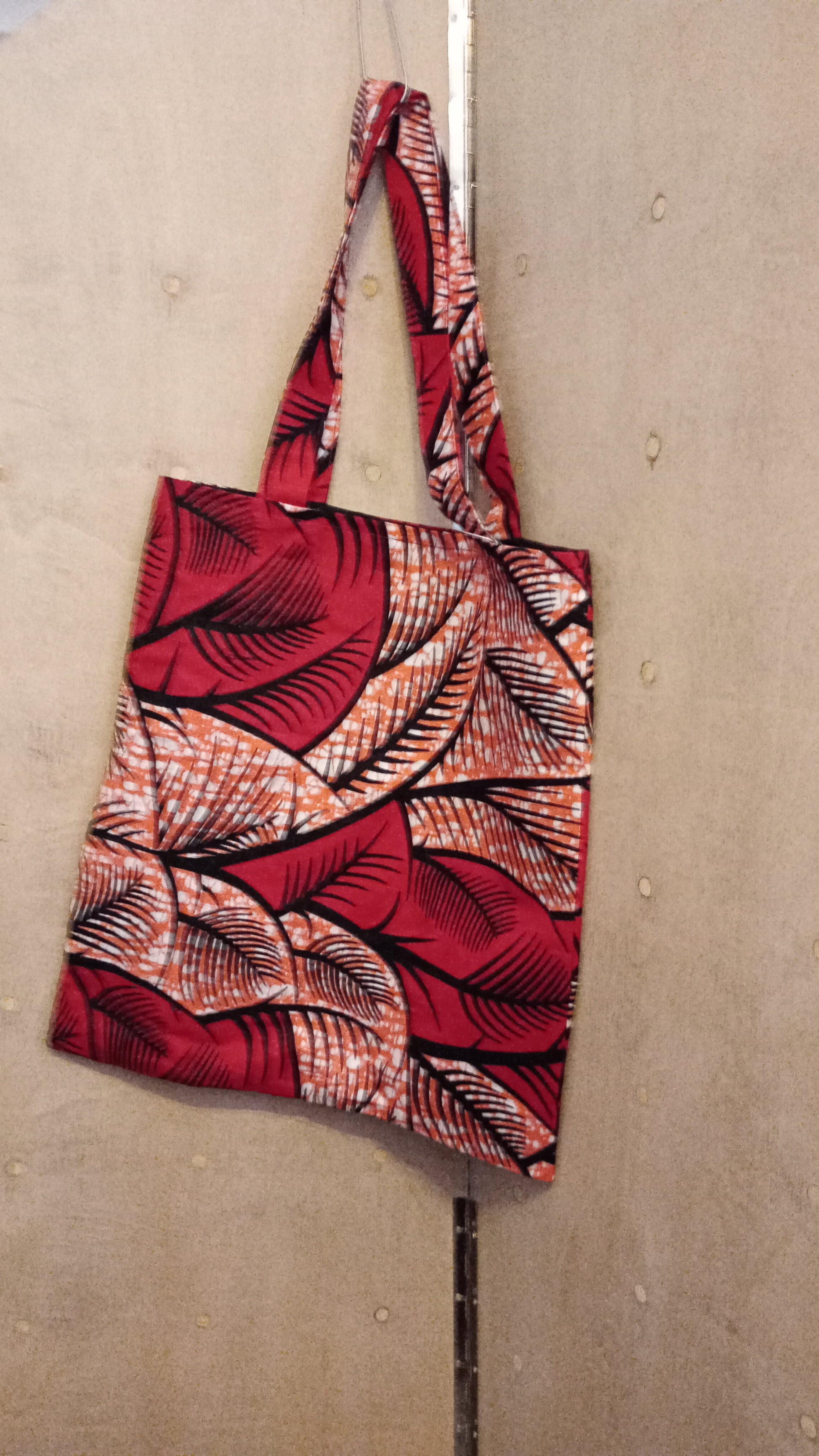 Red and Pink Ankara Tote Bag - Grace Joyz Fashion