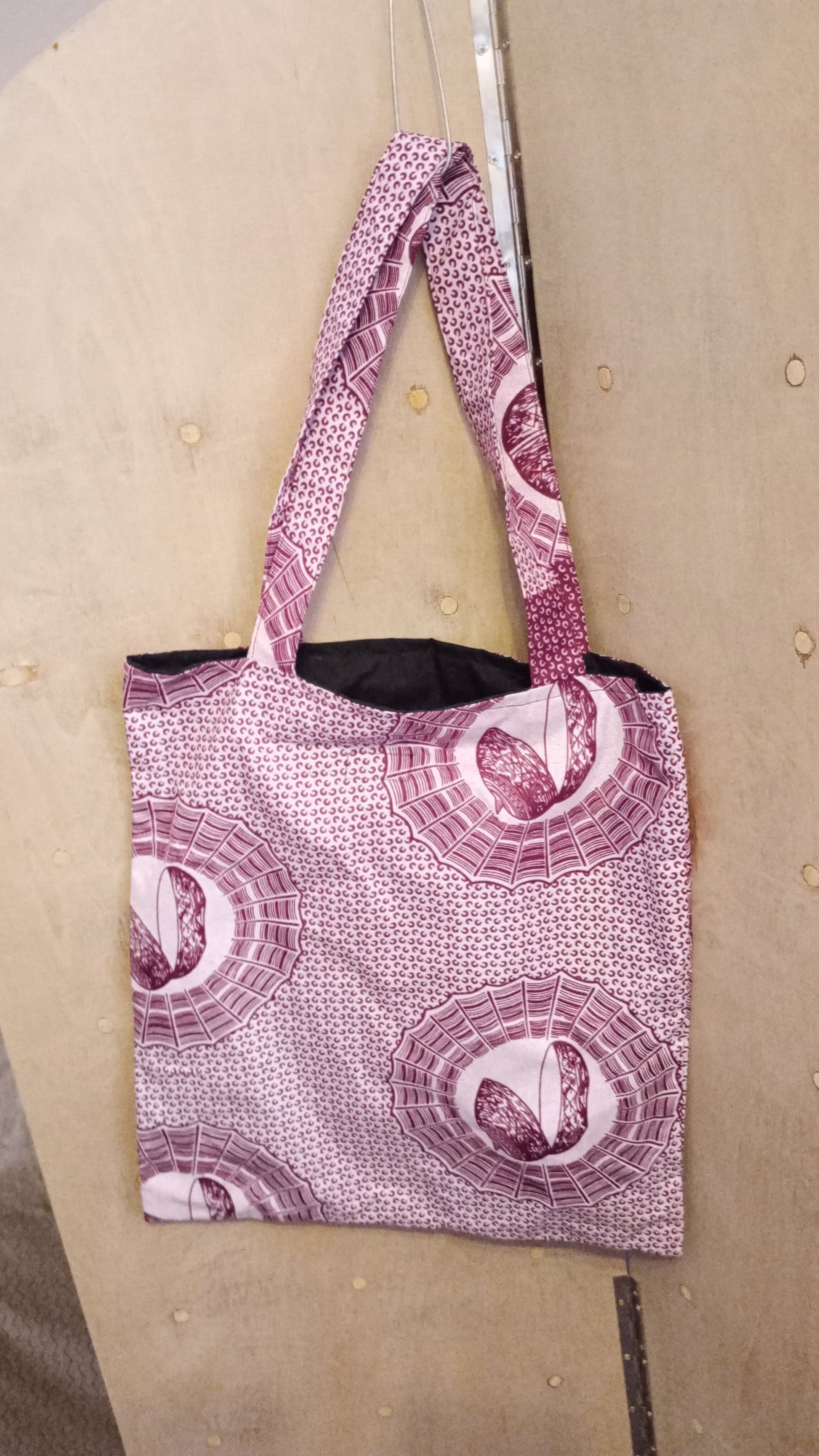 Light Brown Ankara Tote Bag Grace Joyz Fashion